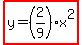 highlight%28y=%282%2F9%29x%5E2%29