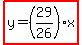 highlight%28y=%2829%2F26%29x%29