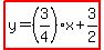 highlight%28y=%283%2F4%29x%2B3%2F2%29