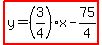 highlight%28y=%283%2F4%29x-75%2F4%29