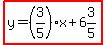 highlight%28y=%283%2F5%29x%2B6%263%2F5%29