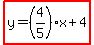 highlight%28y=%284%2F5%29x%2B4%29