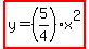 highlight%28y=%285%2F4%29x%5E2%29