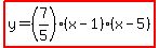 highlight%28y=%287%2F5%29%28x-1%29%28x-5%29%29