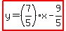 highlight%28y=%287%2F5%29x-9%2F5%29