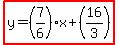 highlight%28y=%287%2F6%29x%2B%2816%2F3%29%29