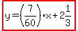 highlight%28y=%287%2F60%29x%2B2%261%2F3%29