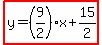 highlight%28y=%289%2F2%29x%2B15%2F2%29