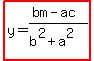 highlight%28y=%28bm-ac%29%2F%28b%5E2%2Ba%5E2%29%29