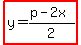 highlight%28y=%28p-2x%29%2F2%29