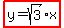 highlight%28y=+sqrt%283%29x%29