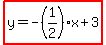 highlight%28y=-%281%2F2%29x%2B3%29