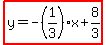 highlight%28y=-%281%2F3%29x%2B8%2F3%29