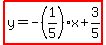 highlight%28y=-%281%2F5%29x%2B3%2F5%29