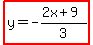 highlight%28y=-%282x%2B9%29%2F3%29