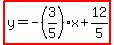 highlight%28y=-%283%2F5%29x%2B12%2F5%29