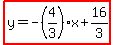 highlight%28y=-%284%2F3%29x%2B16%2F3%29