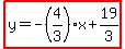 highlight%28y=-%284%2F3%29x%2B19%2F3%29