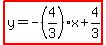 highlight%28y=-%284%2F3%29x%2B4%2F3%29