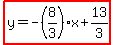highlight%28y=-%288%2F3%29x%2B13%2F3%29