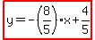 highlight%28y=-%288%2F5%29x%2B4%2F5%29