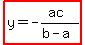 highlight%28y=-%28ac%29%2F%28b-a%29%29