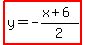 highlight%28y=-%28x%2B6%29%2F2%29