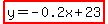 highlight%28y=-0.2x%2B23%29