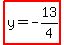 highlight%28y=-13%2F4%29