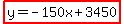 highlight%28y=-150x%2B3450%29