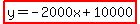 highlight%28y=-2000x%2B10000%29