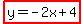highlight%28y=-2x%2B4%29