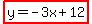 highlight%28y=-3x%2B12%29