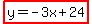 highlight%28y=-3x%2B24%29