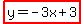 highlight%28y=-3x%2B3%29