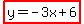 highlight%28y=-3x%2B6%29