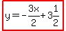 highlight%28y=-3x%2F2%2B3%261%2F2%29