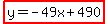 highlight%28y=-49x%2B490%29
