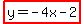 highlight%28y=-4x-2%29