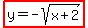 highlight%28y=-sqrt%28x%2B2%29%29