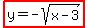 highlight%28y=-sqrt%28x-3%29%29