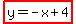 highlight%28y=-x%2B4%29