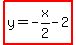 highlight%28y=-x%2F2-2%29