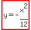 highlight%28y=-x%5E2%2F12%29