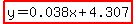 highlight%28y=0.038x%2B4.307%29
