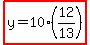 highlight%28y=10%2A%2812%2F13%29%29