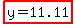 highlight%28y=11.11%29