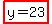 highlight%28y=23%29