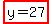 highlight%28y=27%29
