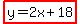 highlight%28y=2x%2B18%29